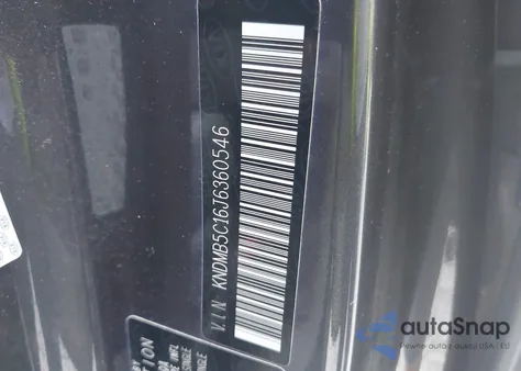 2018 Kia Sedona Lx from USA, damaged, VIN KNDMB5C16J6360546